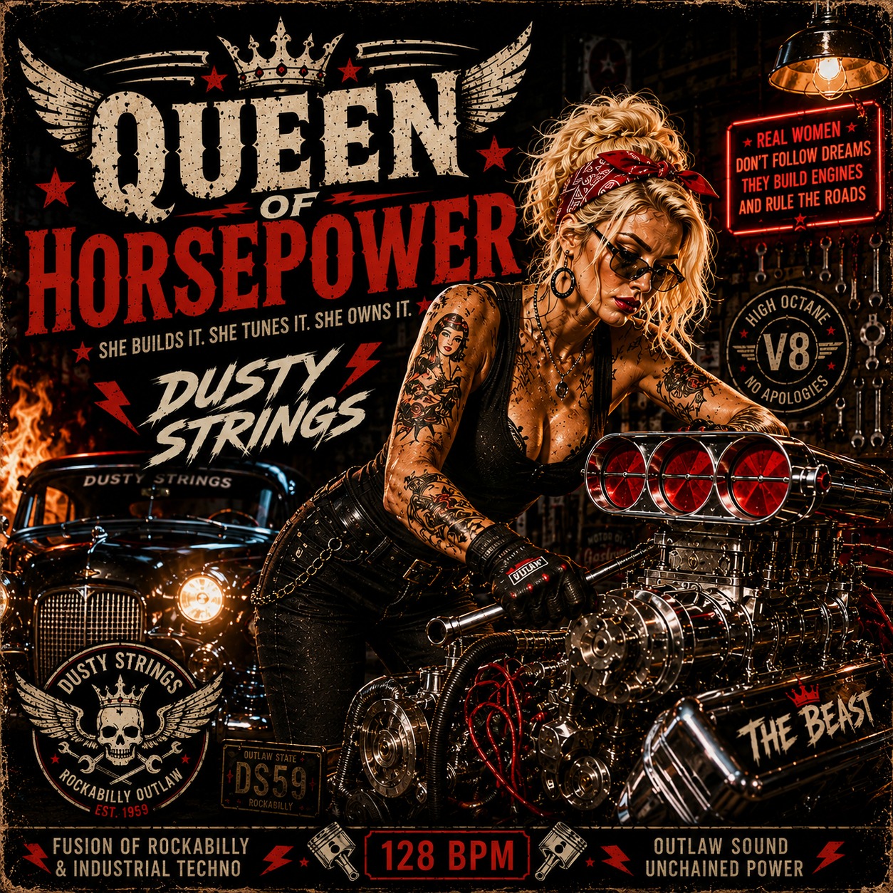 Cover of Queen Of Horsepower