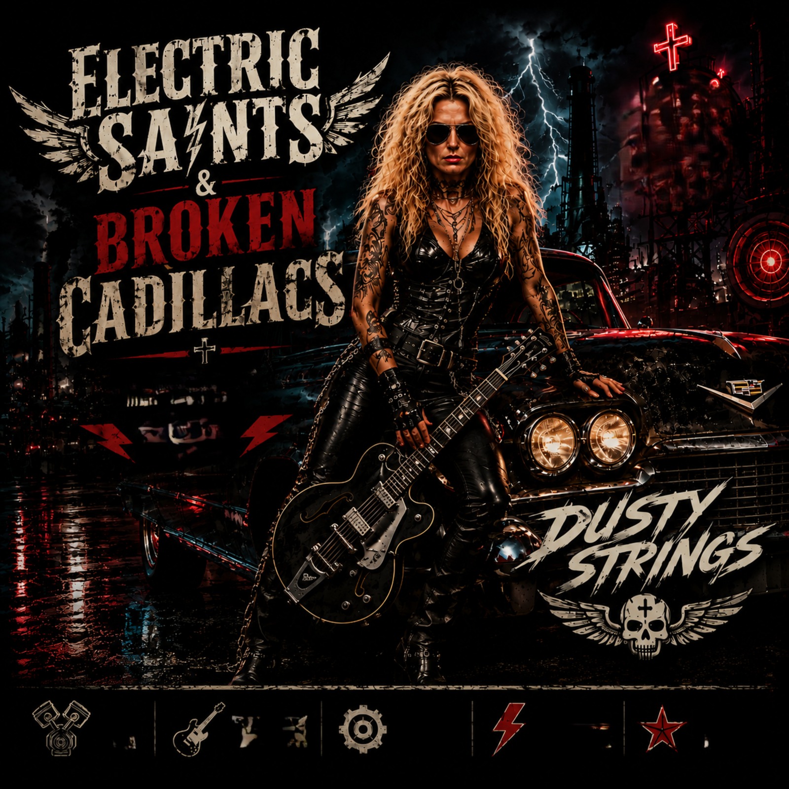 Cover of Electric Saints & Broken Cadillacs