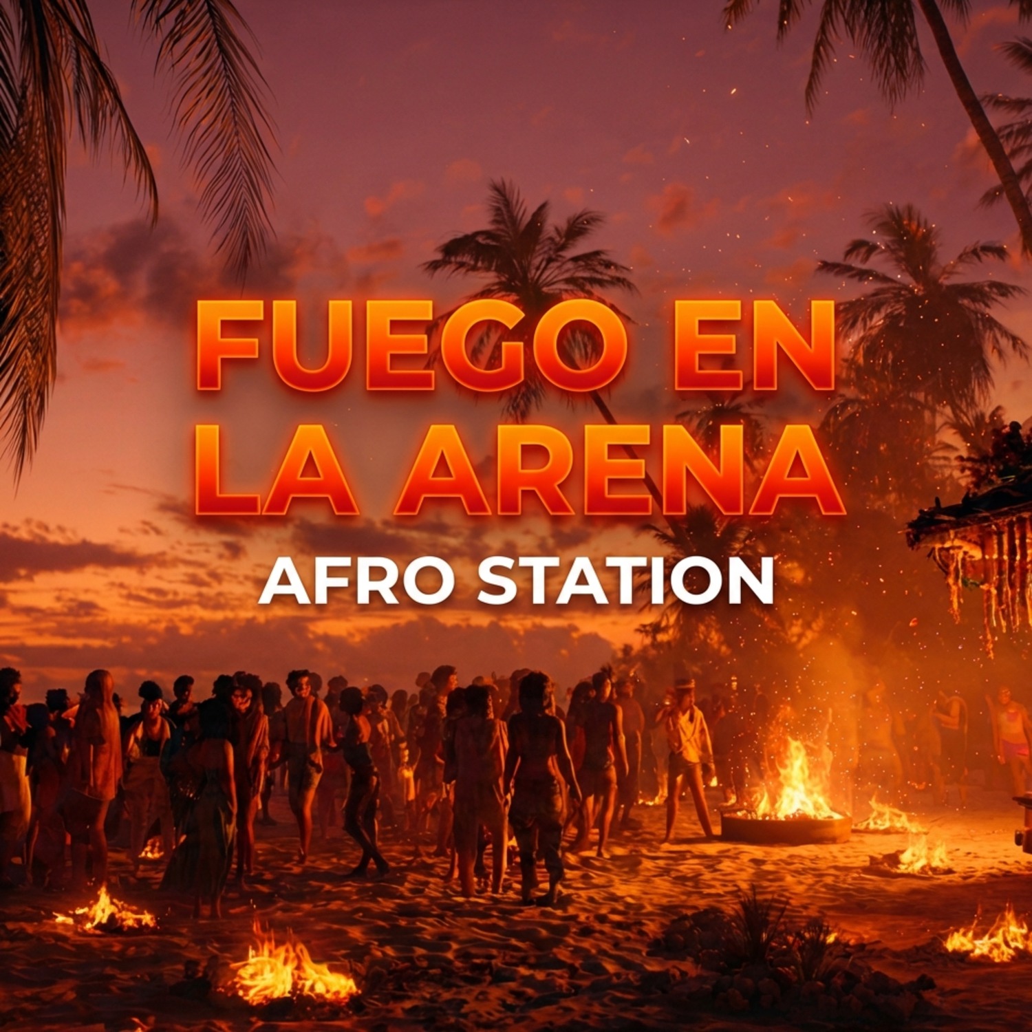 Cover of Fuego en la Arena
