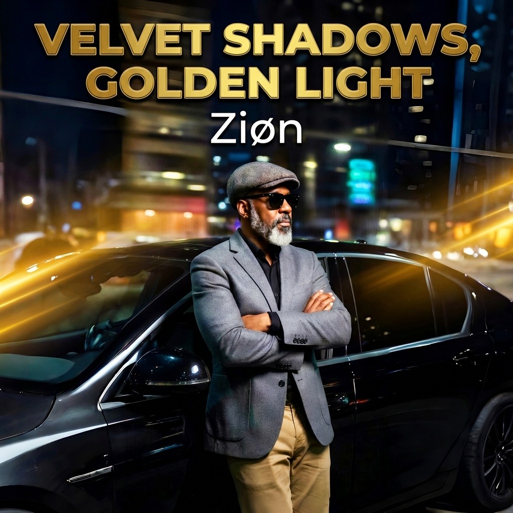 Cover art for Velvet Shadows, Golden Light by Ziøn