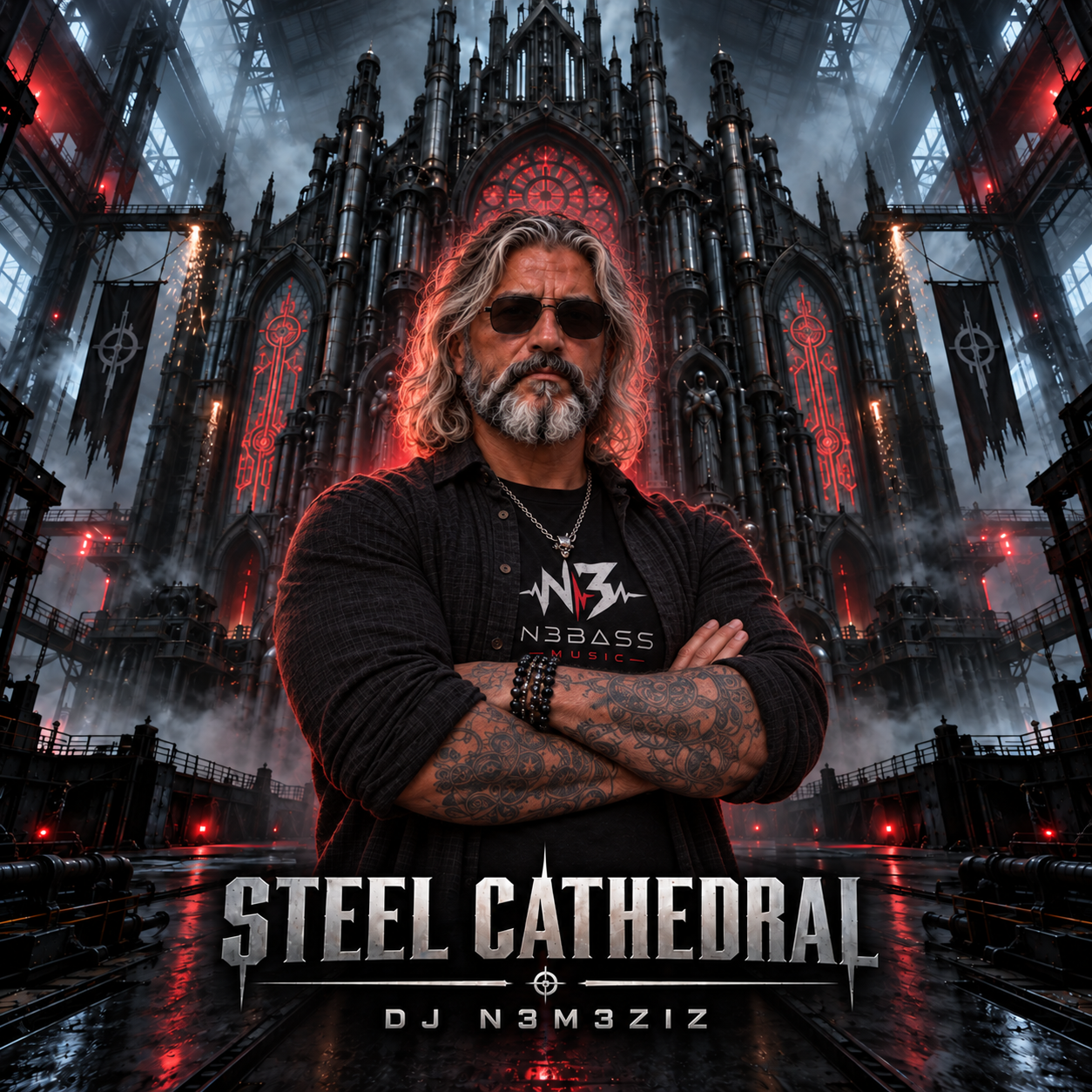 Cover art for Steel Cathedral by DJ N3M3ZIZ